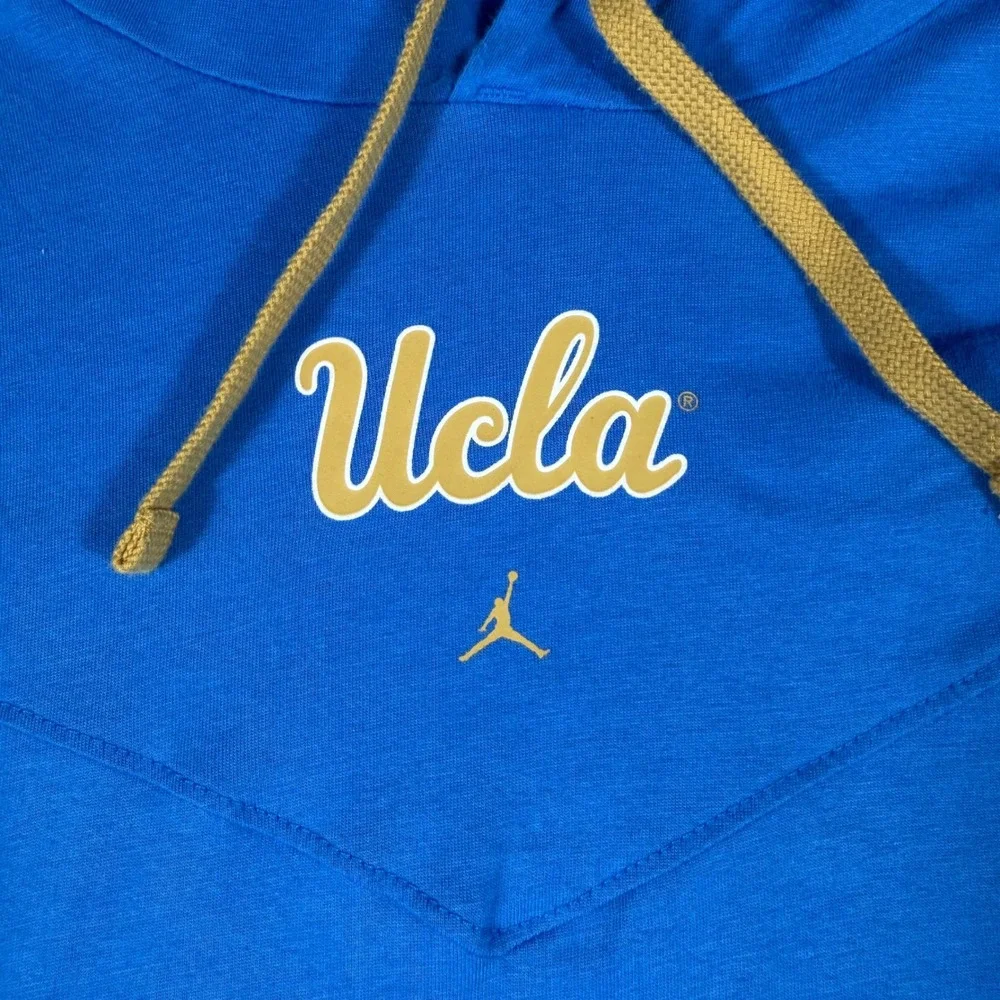 Jordan UCLA Bruins Hoodie Mens 3XL Blue‎ Excellent Long Sleeve T-Shirt On-Field